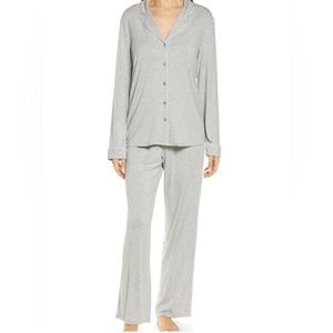 💕NORDSTROM💕 Moonlight long sleeve/ pants Pajama set~ Grey Heather Medium M